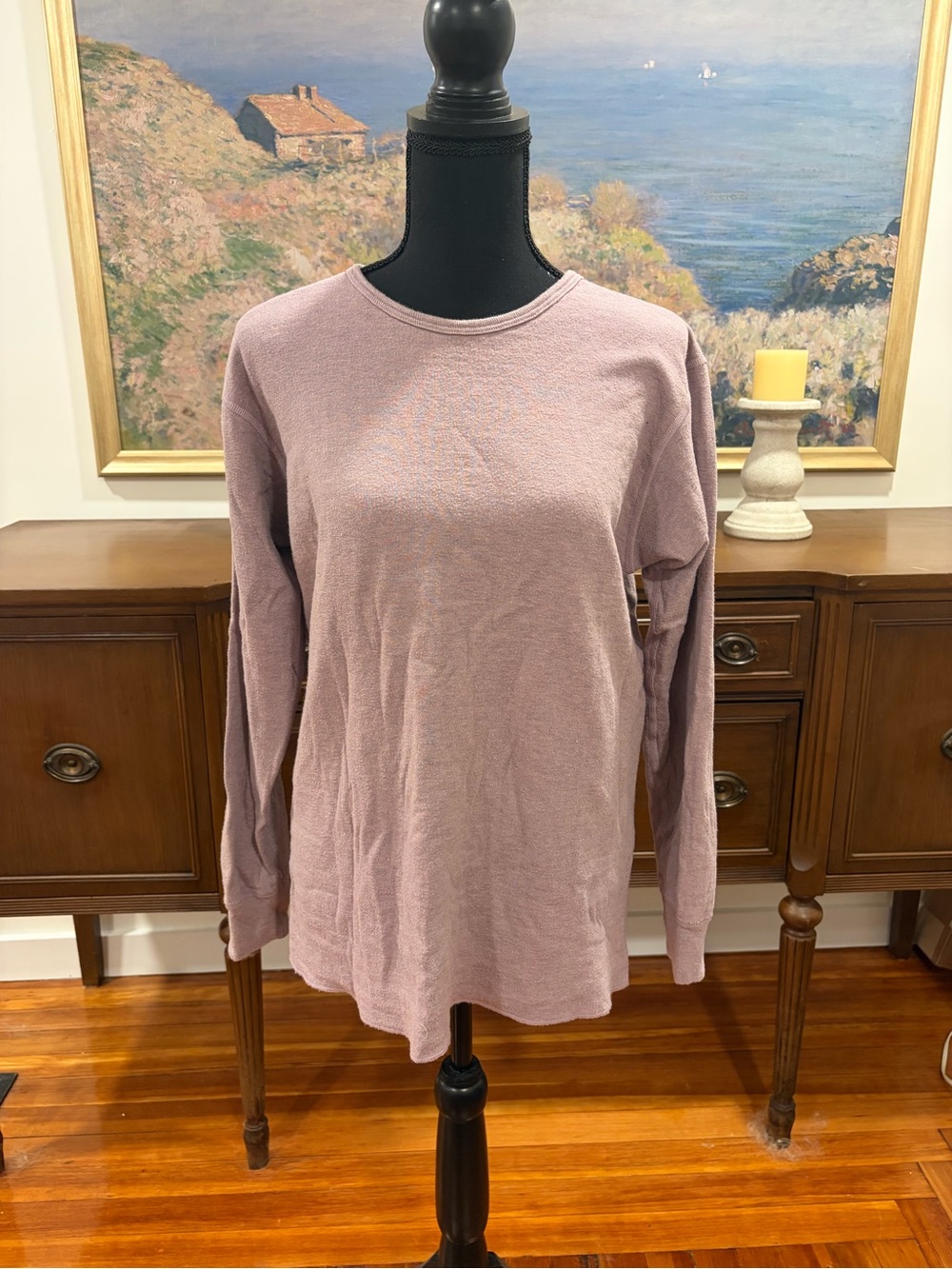 L.L. Bean Women's Crewneck Knit Sweater - Plum